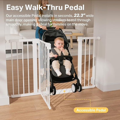 Cumbor 2 Pack 29.7-51.5" Extra Wide Baby Gate - Image 9