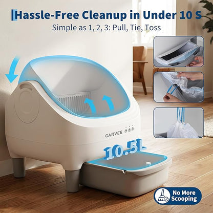 GarveeHome Self Cleaning Litter Box, Automatic Cat Litter Box - Image 5