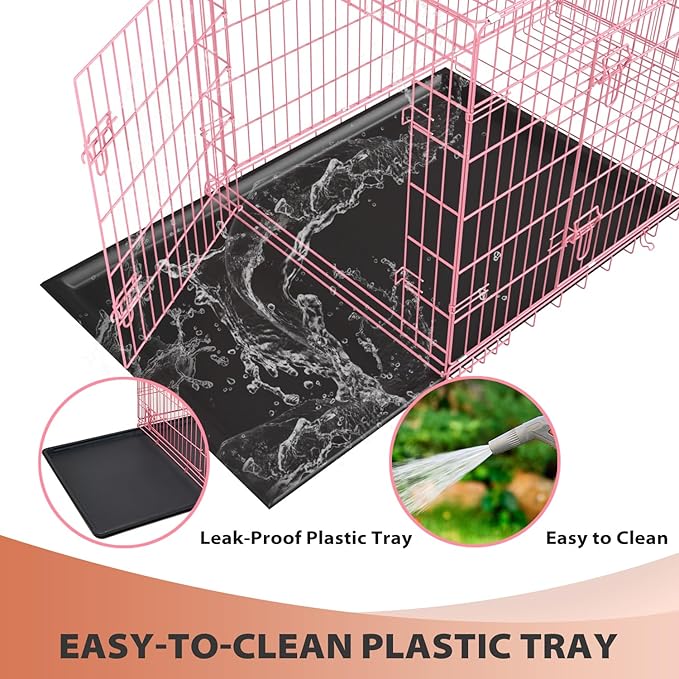 BestPet 30 Inch Dog Crates for Small Medium Dogs Folding Metal Wire Crates Dog - Image 5