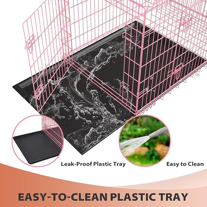 BestPet 30 Inch Dog Crates for Small Medium Dogs Folding Metal Wire Crates Dog - Image 5