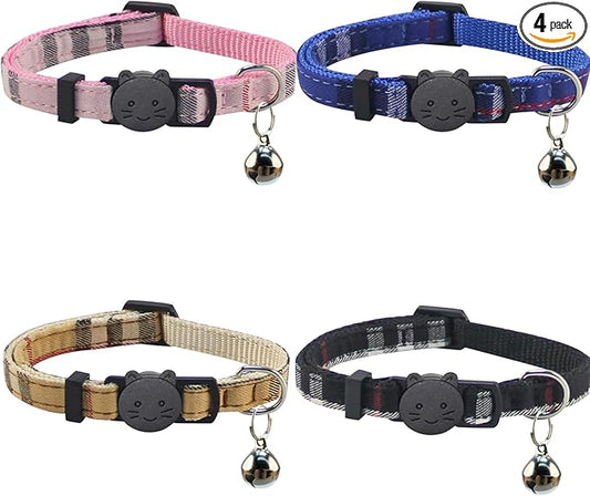 Yizepet Cat Collars with Bells, Breakaway Kitten Collar, Cute Kitty Collar by Yizepet