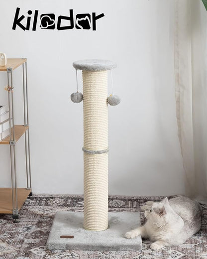 Cat Scratching Post 34 Inches Large Sturdy Cat Post - Image 2