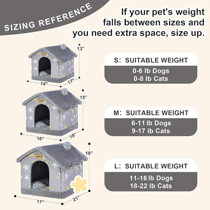 JIUPETY Cute Indoor Dog Houses, Dog Bed - Image 6