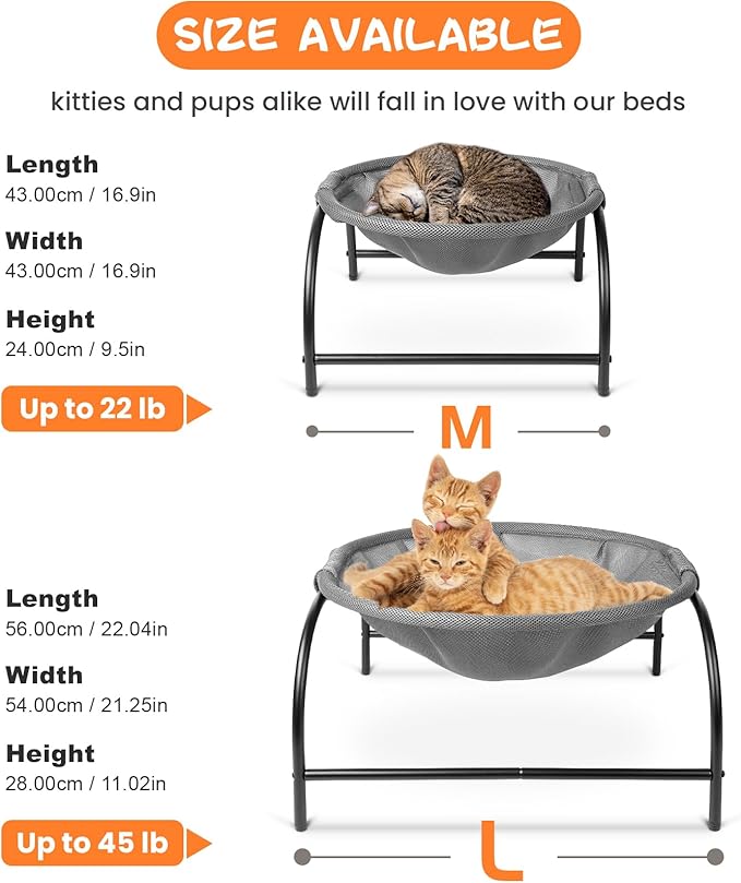 JUNSPOW Cat Bed Dog Bed Pet Hammock Bed Free-Standing Cat Sleeping Cat Supplies - Image 6