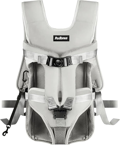 PetBonus Pet Front Dog Carrier Backpacks, Adjustable Pet Backpack, Legs Out by Petbonus