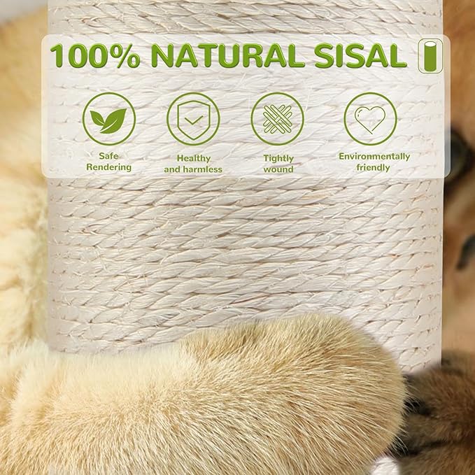 45'' Extra Tall Cat Scratching Post - Image 4