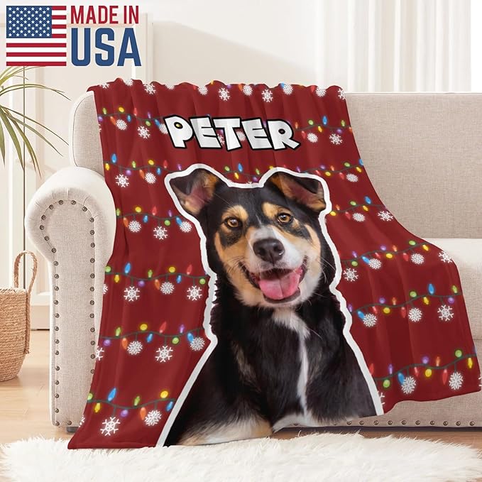 Personalized Christmas Blanket - Image 2