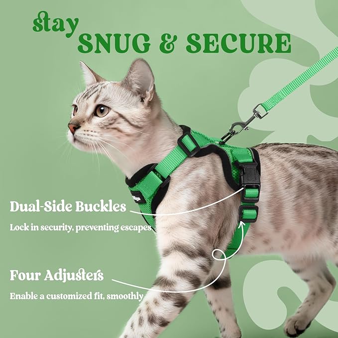 rabbitgoo Cat Harness and Leash Set, Escape Proof Kitten Harness - Image 6