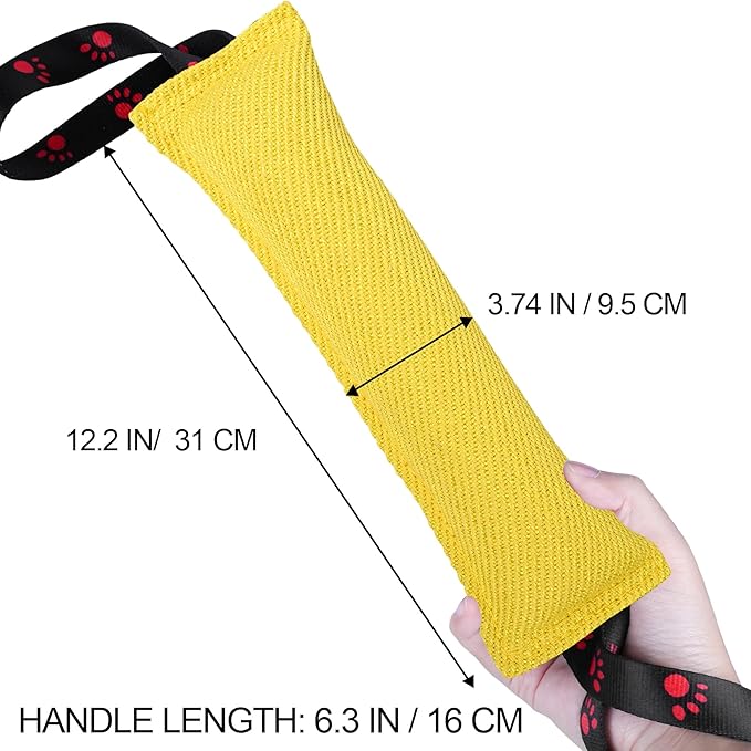 ToLanbbt Dog Tug Toy Bite Jute Pillow Pull Toy - Image 2