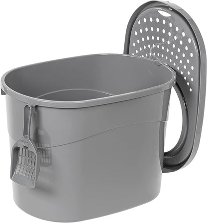 Amazon Basics Large Cat Litter Box - Image 4