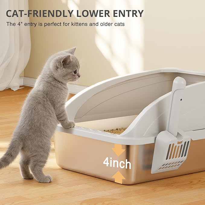 Stainless Steel Cat Litter Box - Image 3