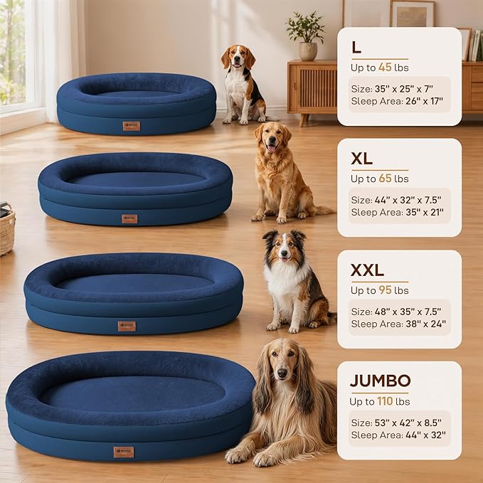 Orthopedic Dog Bed for Large Dogs, Waterproof Dog Bed for Large Size Dogs - Image 4