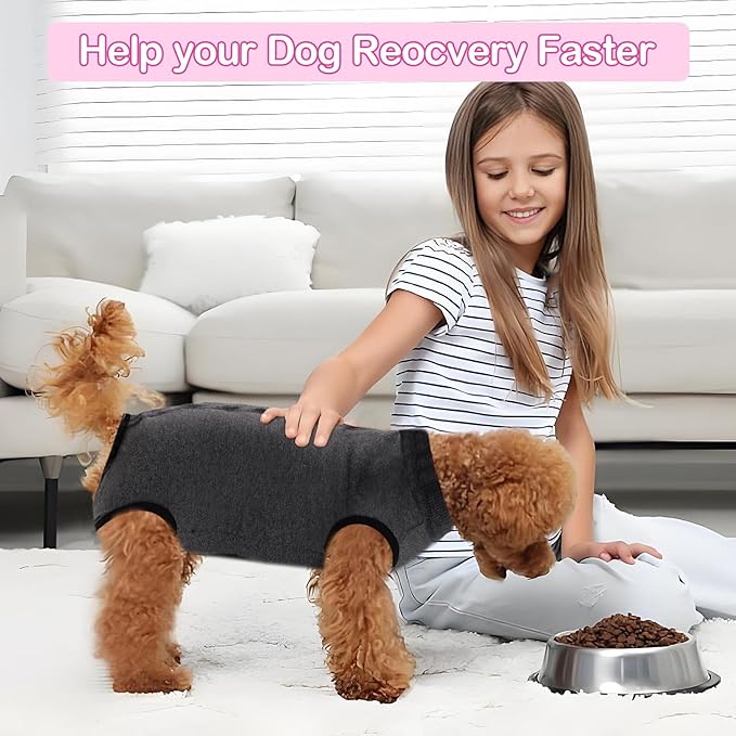 Coppthinktu Recovery Suit for Dogs After Surgery, Dog Onesie Surgery Recovery - Image 5