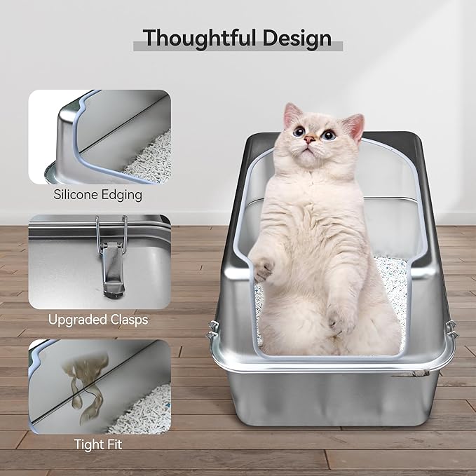 Stainless Steel Litter Box - Image 4