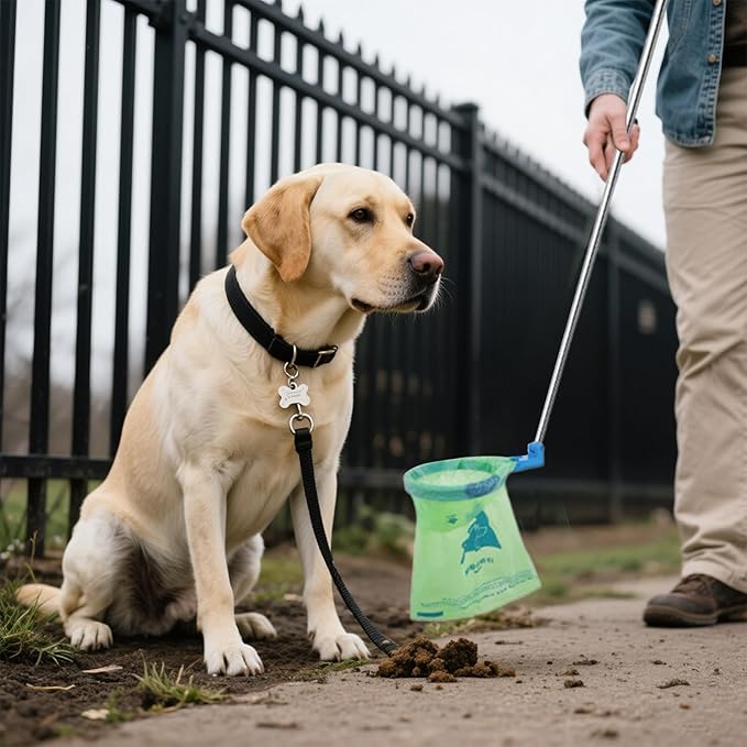 Pooper Scooper, Extendable Handle Bend-Free Pet Waste Collector - Image 2