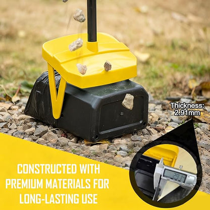 FUSBUNTY Pooper Scooper Swivel Bin & Rake - Image 5