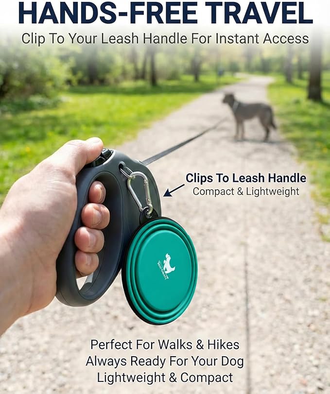 Collapsible Dog Bowls for Travel, BPA Free) - Image 7