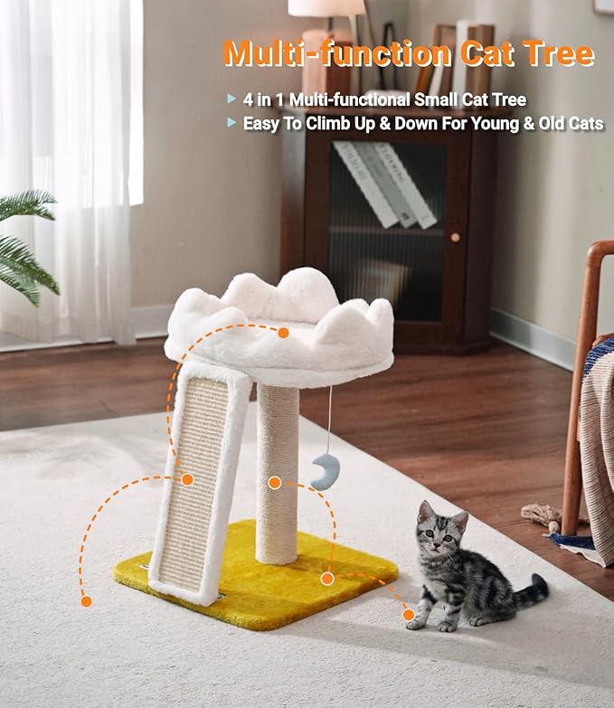 Happi N Pets Cat Tree, Cloud Cat Tower - Image 2