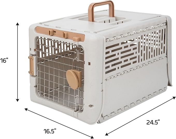 SportPet Designs Collapsible Small Pet Travel Carrier, Hard-Sided Kennel - Image 5