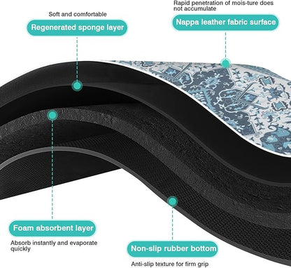 Pet Feeding Mat for Floors Waterproof Dog Mat for Food and Water Absorbent - Image 8