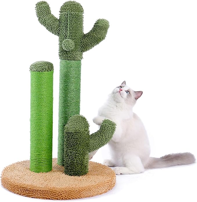 PAWZ Road Cat Scratching Post Cactus Cat Scratcher Featuring by PAWZRoad