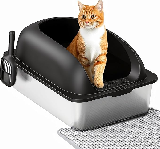 OLIXIS Stainless Steel Cat Litter Box by OLIXIS