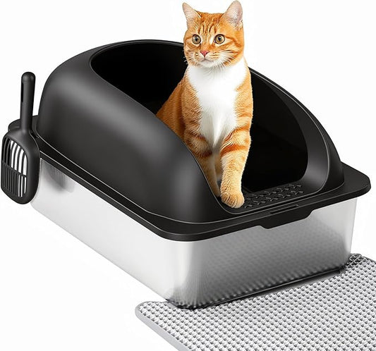 OLIXIS Stainless Steel Cat Litter Box by OLIXIS