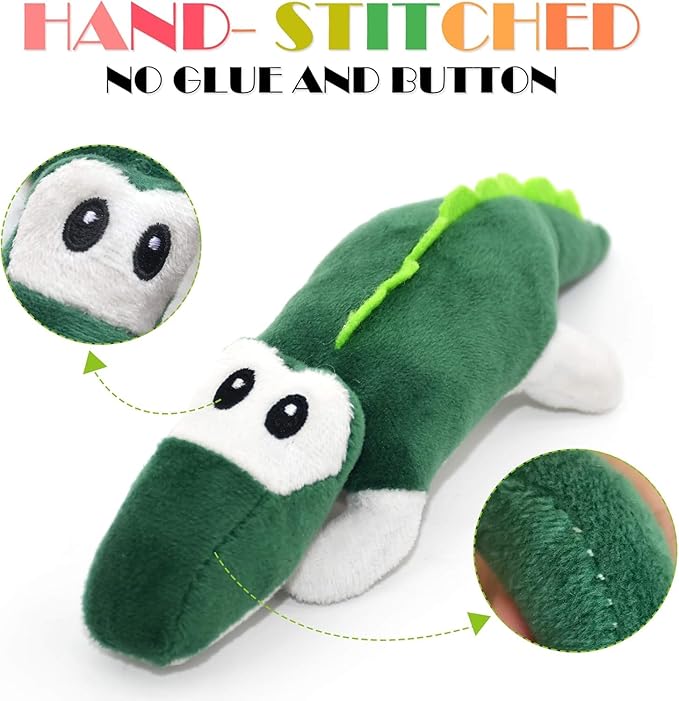 SHARLOVY Dog Squeaky Toys for Small Dogs, Stuffed Animal Puppy Toy, Cute Puppy - Image 4