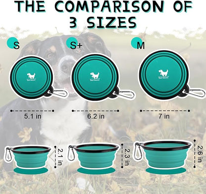 Collapsible Dog Bowls for Travel, BPA Free - Image 3