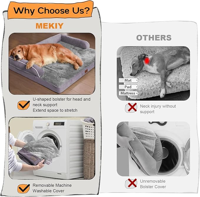 Orthopedic Large Dog Bed Washable, Dog Beds - Image 4