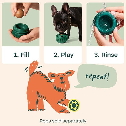 WOOF Pupsicle - Long-Lasting Interactive Dog Ball Toy to Keep Your Pup Busy and - Image 4