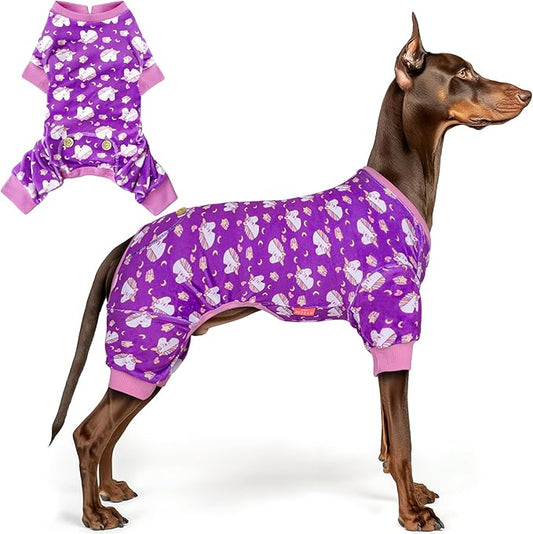 KYEESE Dog Pajamas Velvet Dog Pajamas Large Sized Dogs Soft Dogs Clothes Pjs by KYEESE