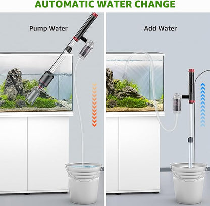 Electric Aquarium Vacuum Gravel Cleaner: 24W Fish Tank Vacuum Gravel Cleaner - Image 5