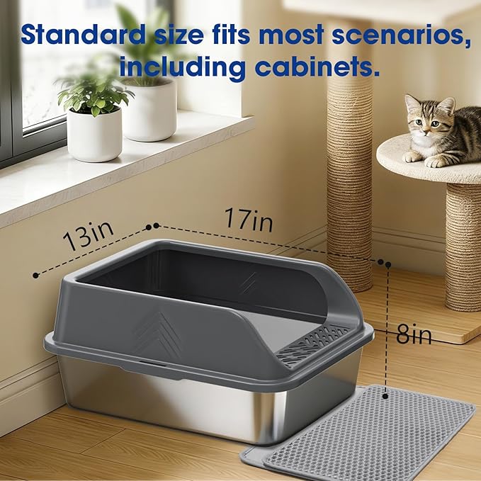 Stainless Steel Litter Box - Image 6