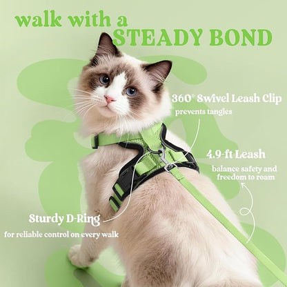 rabbitgoo Cat Harness and Leash Set, Escape Proof Kitten Harness - Image 5