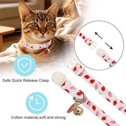 2 Pack Pink Cat Collars - Image 3