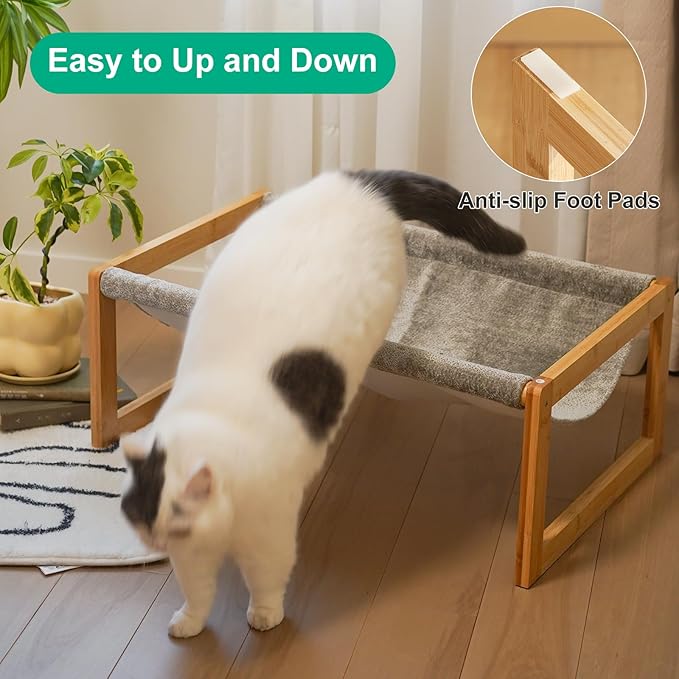 Kiplant Elevated Cat Bed, Large Hammock - Image 3