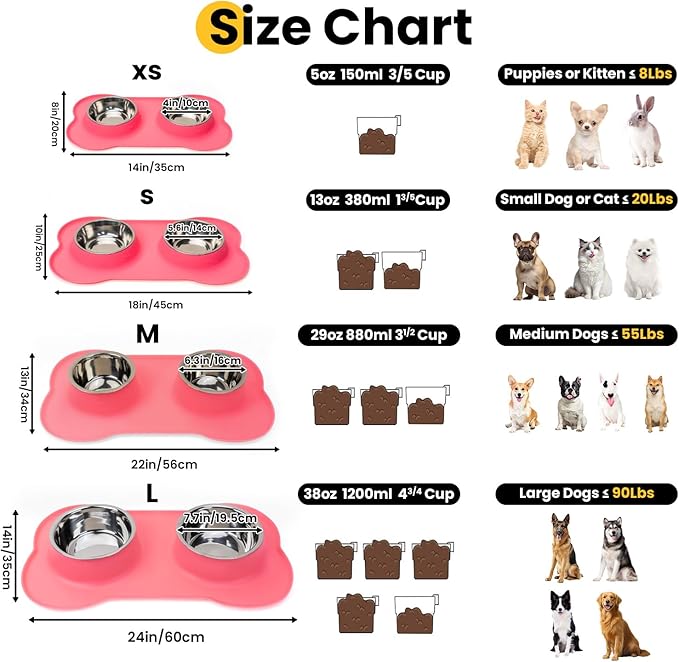 Conlun Stainless Steel Dog Bowls - Image 2