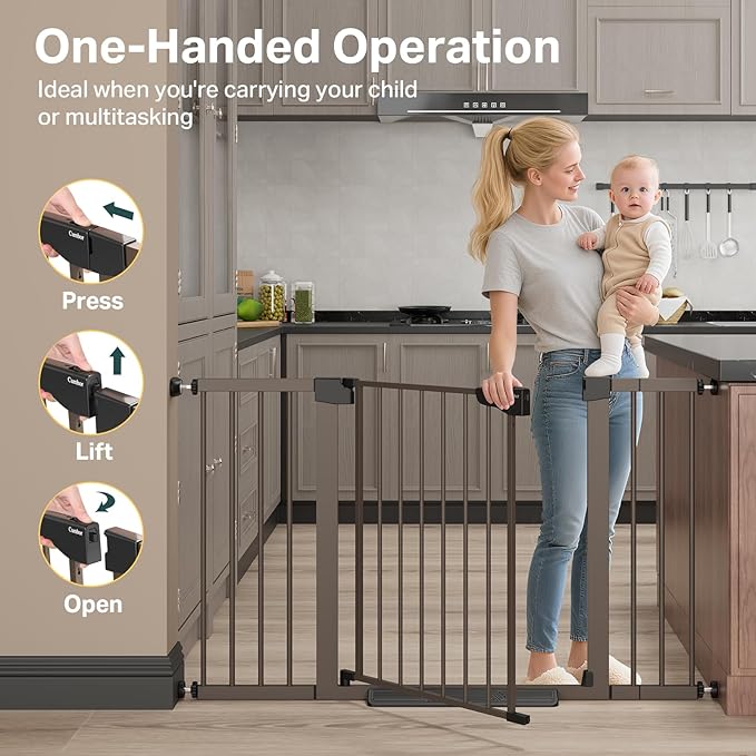 Cumbor 29.7–51.5" Extra Wide Baby Gate - Image 8
