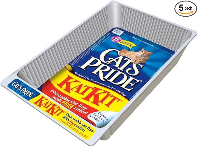 Cat's Pride, Disposable Litter Pan, Includes Pan & Litter All In One by CatsPride