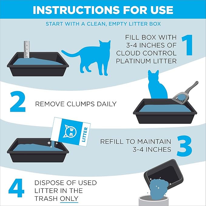 ARM & HAMMER Cloud Control Platinum Cat Litter, Hypoallergenic and Dust-Free - Image 7