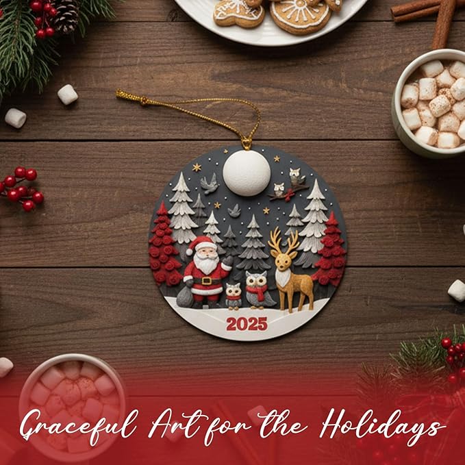 Santa 2025 Ornament, Santa Ornament, Meaningful Christmas Ornaments - Image 3
