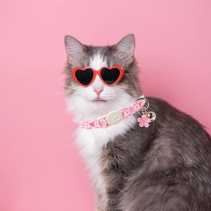 Cat Collar, Pretty Plaid Kitten Collars - Image 5