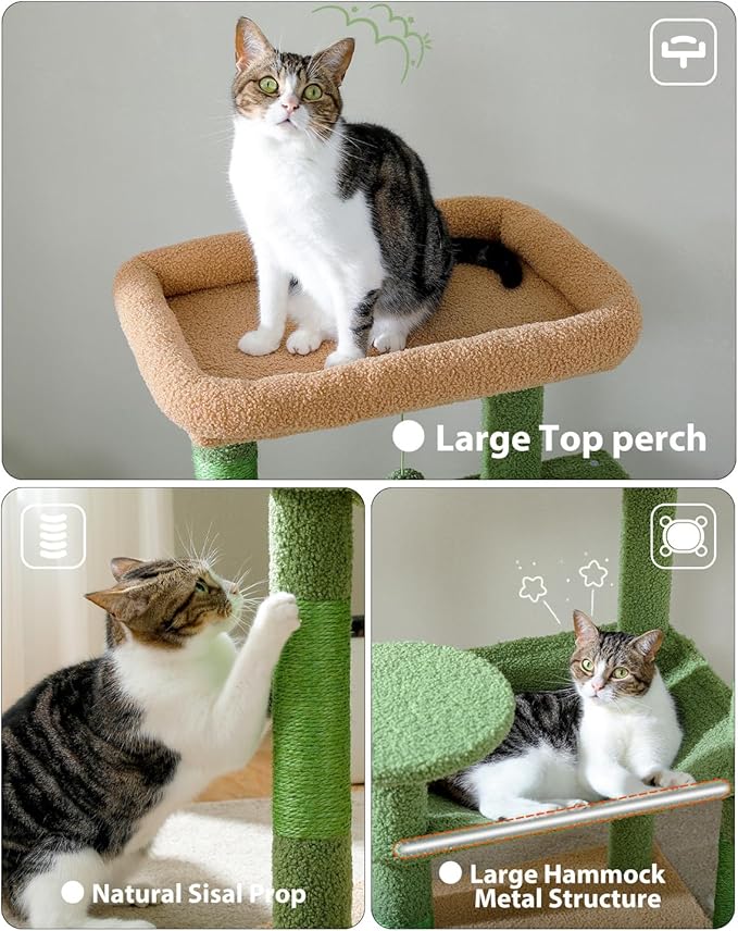 MUTTROS Cactus Cat Tree for Large Cats - Image 4
