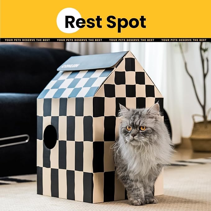 Conlun Cardboard Cat House - Image 4