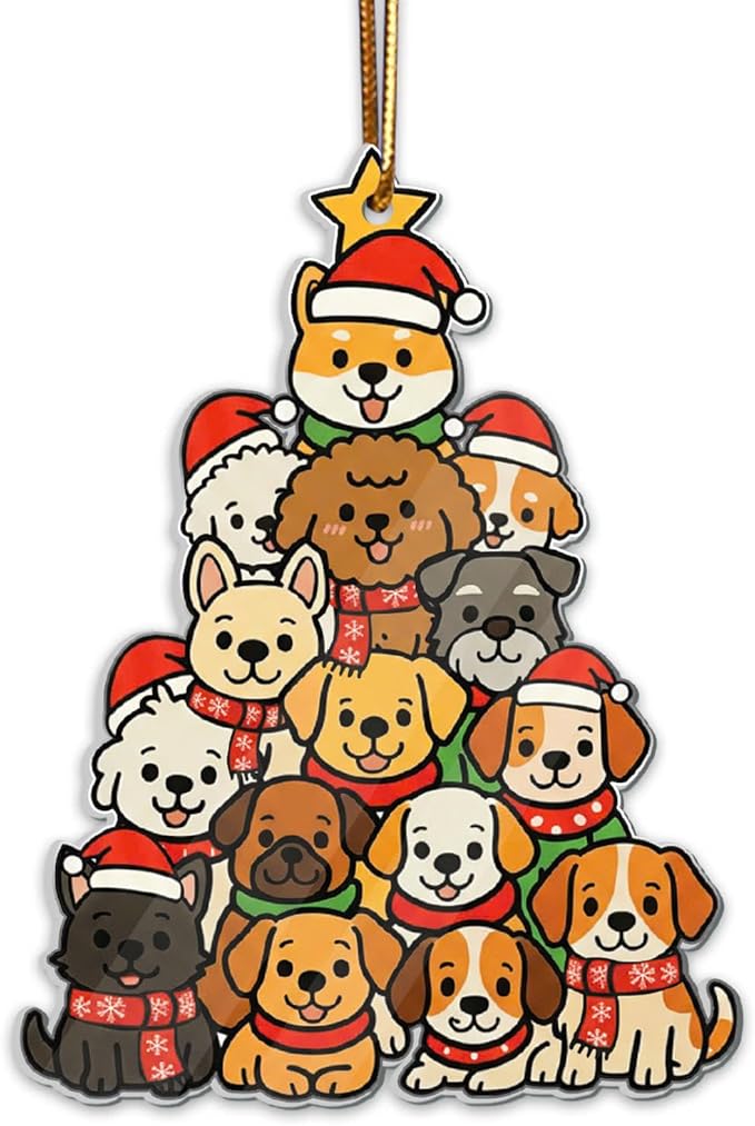 Funny Pet Ornament Gift for Dog Mom, Dog Christmas Tree Ornament, 2025 by MusemoryCreations