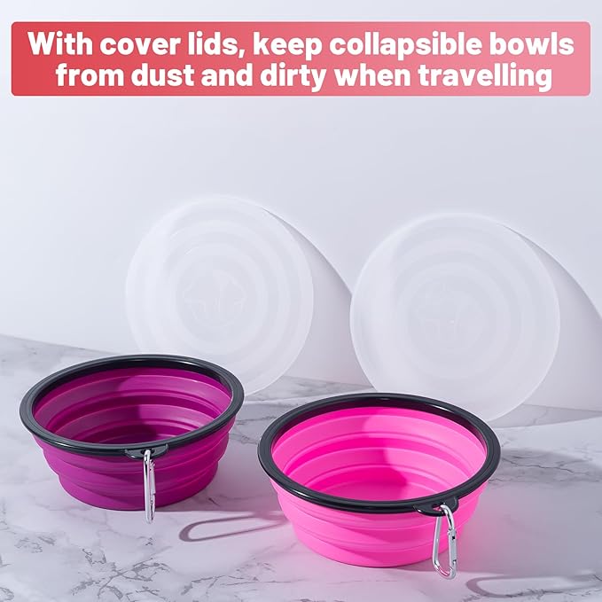 SLSON Dog Bowls Pet Collapsible Bowl - Image 4