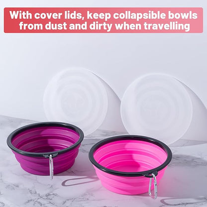 SLSON Dog Bowls Pet Collapsible Bowl - Image 4