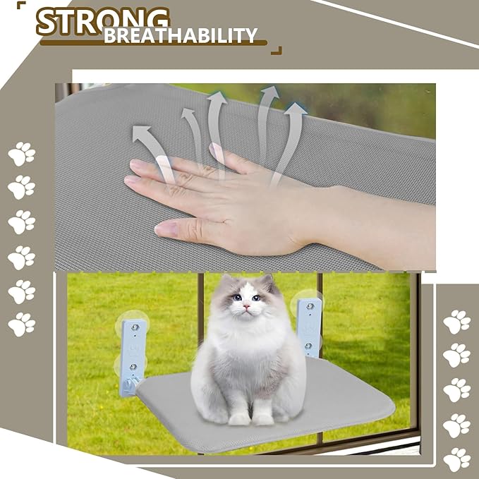 Cat Window Perch Seat Hammock, Foldable Hammock - Image 3