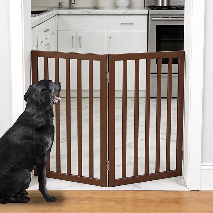 Dog Gate Indoor, Freestanding Dog Fence - Image 2